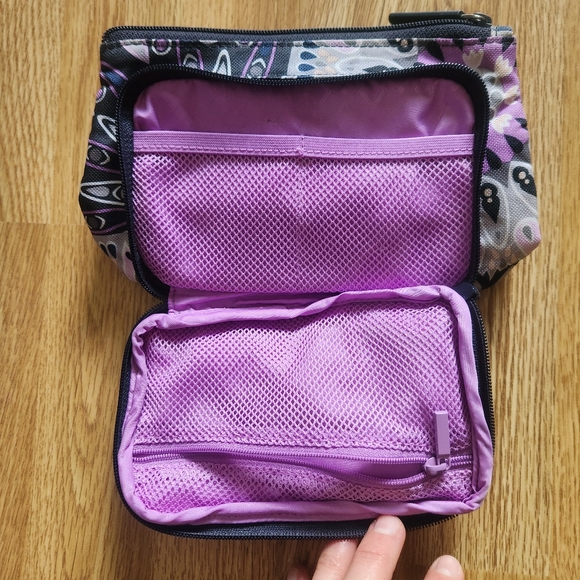 Vera Bradley Women's Floral Cosmetic Bag/Pencil Bag - Picture 5 of 7